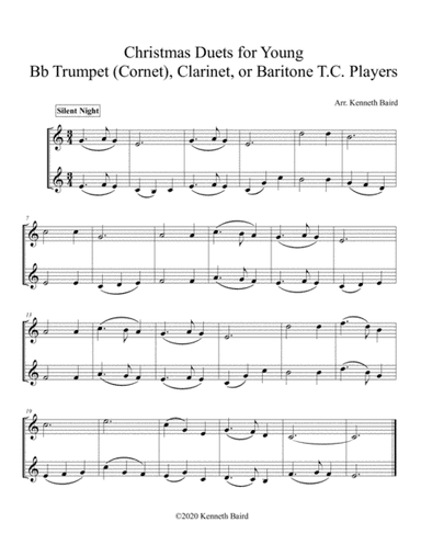 Christmas Duets for Young Clarinet Players (arr. Kenneth Baird)