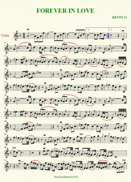 Forever In Love (arr. archecollamusic)