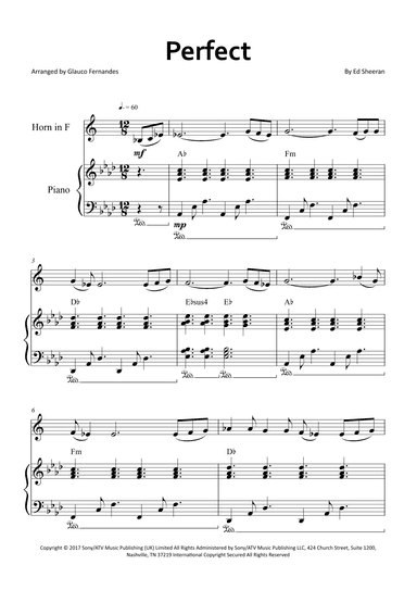 Perfect (arr. Glauco Fernandes)
