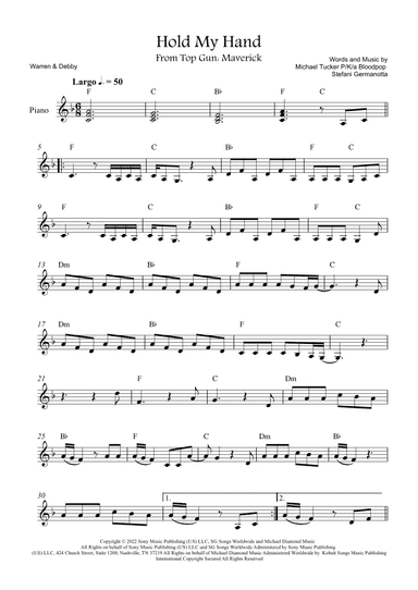 Hold My Hand (arr. Warren & Debby)