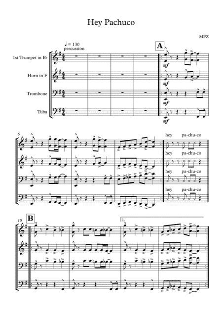 Honey Child (arr. MFZ)