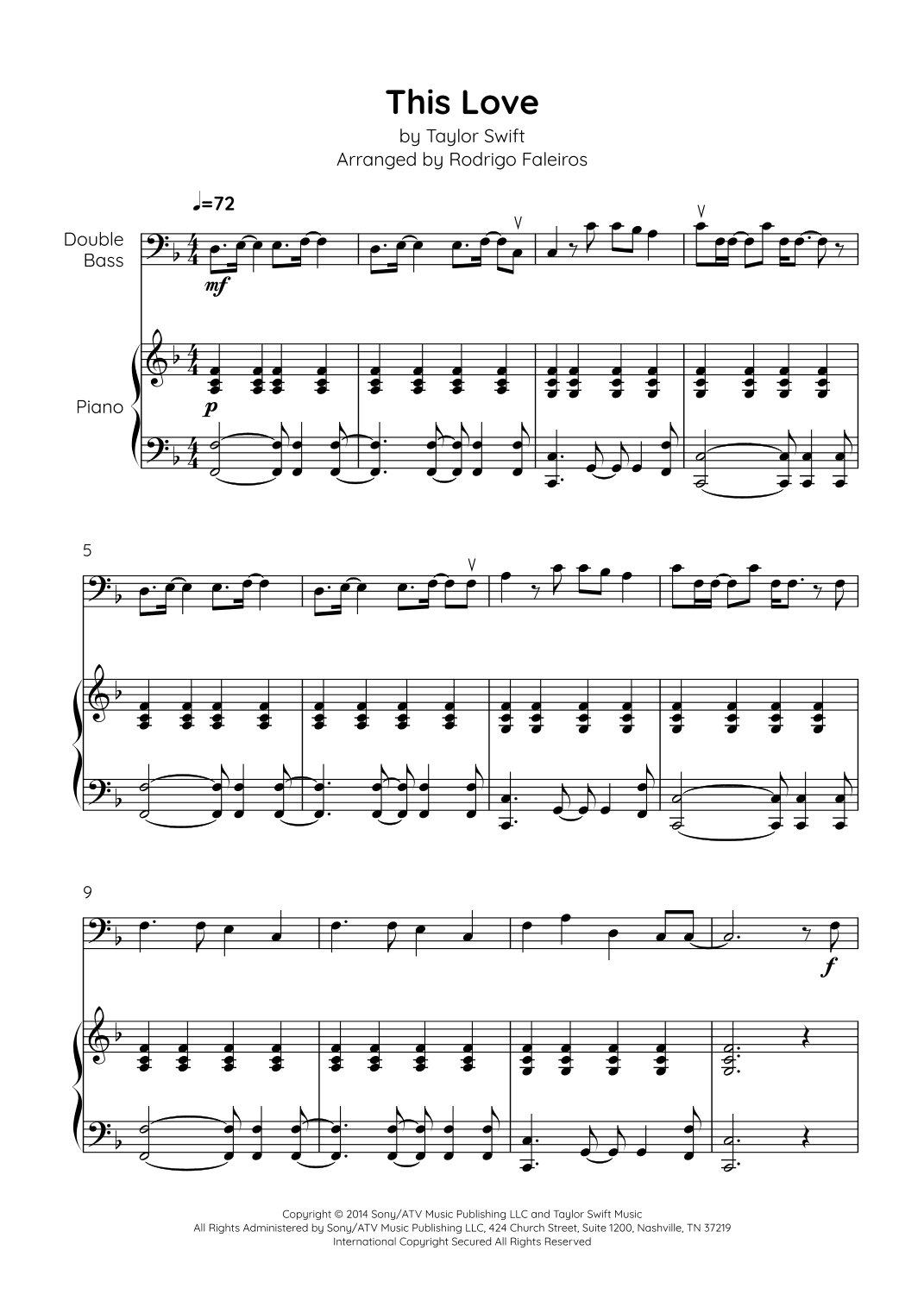 This Love (arr. Rodrigo Faleiros)