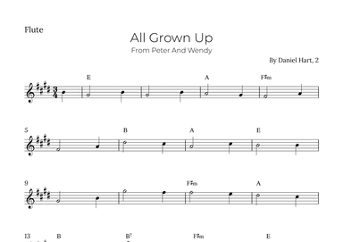 All Grown Up (arr. Alex Nunes Rodrigues)