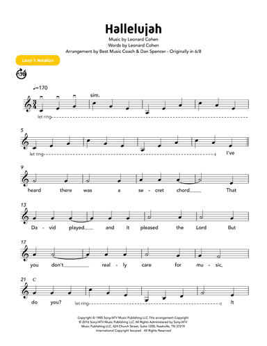 Hallelujah (arr. Best Music Coach)