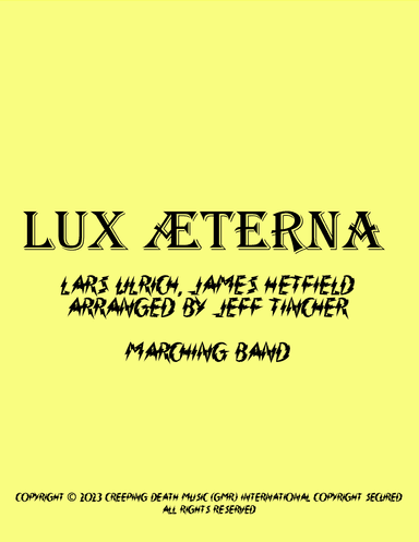 Lux Æterna (arr. Jeff Tincher)