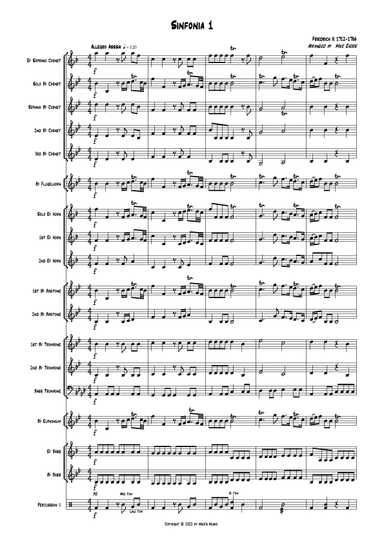 Allegro Assai from Sinfonia 1 (arr. Mike Eades)