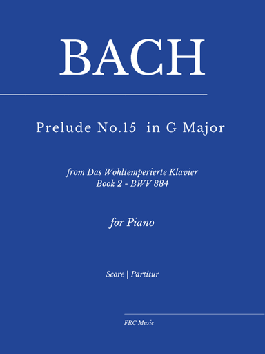 Bach: Prelude No. 15 BWV 884 in G Major - Book 2 (arr. Flavio Regis Cunha)