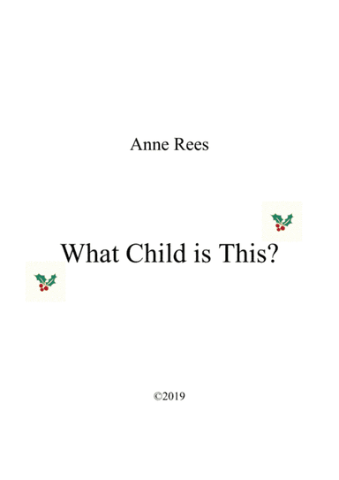 What Child is This? (Greensleeves) - Advanced Piano Solo (arr. Anne Rees)