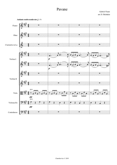 G. Faure - Pavane (arr. Dmitrii Shchukin)