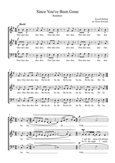 Since You've Been Gone (arr. Rosie Howarth)