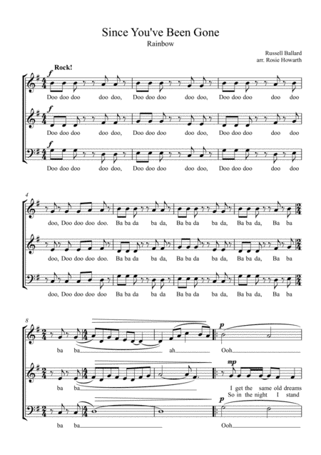 Since You've Been Gone (arr. Rosie Howarth)