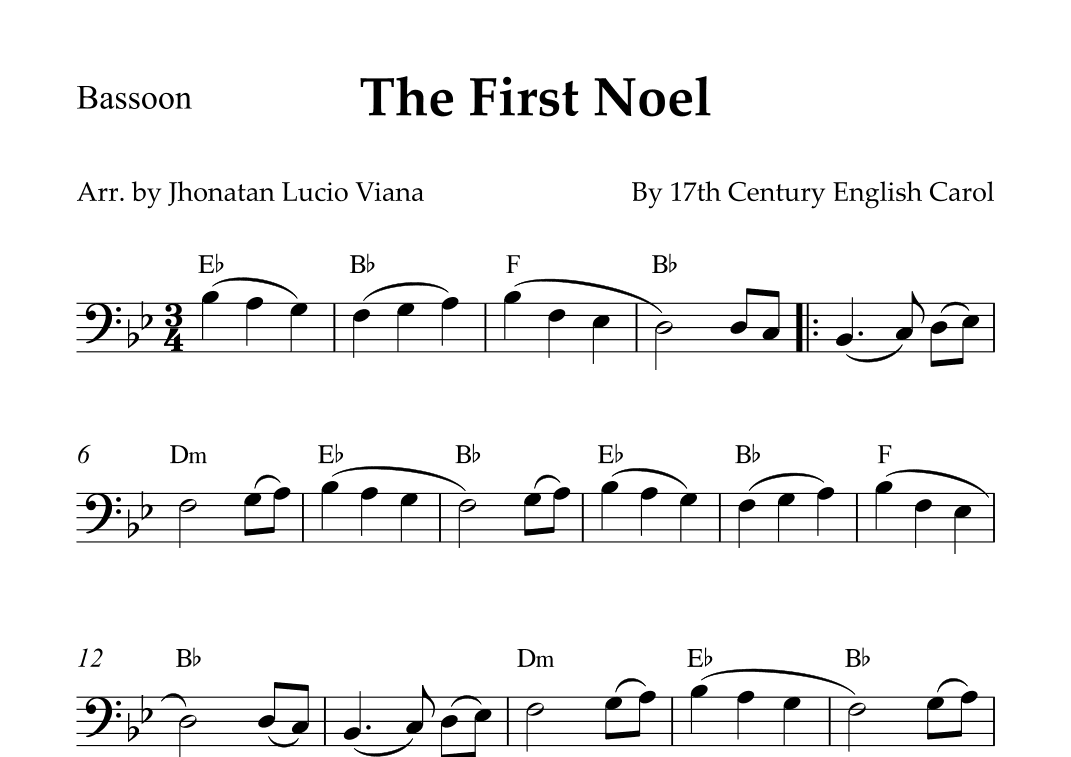 The First Noel (arr. Jhonatan Lucio Viana)