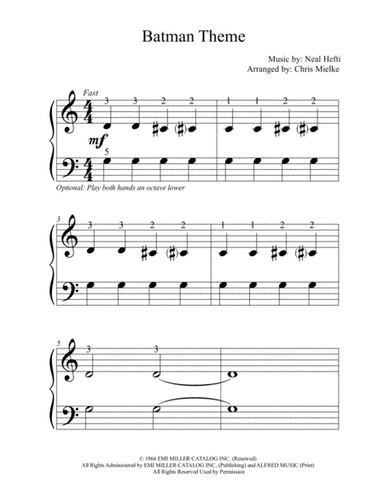 Batman Theme (arr. Chris Mielke)