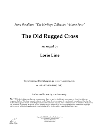 The Old Rugged Cross (arr. Lorie Line)