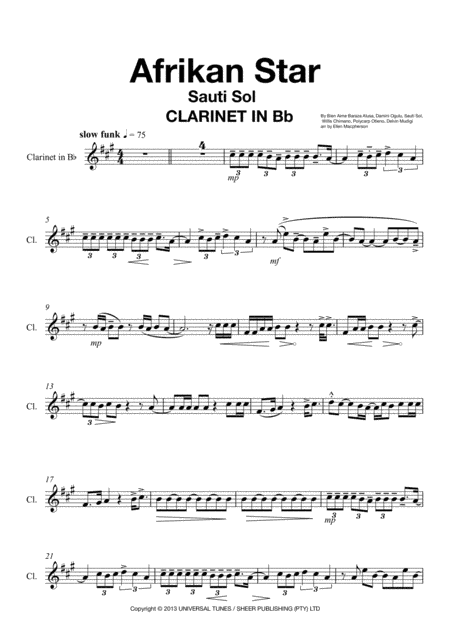Afrikan Star (arr. Ellen Macpherson)