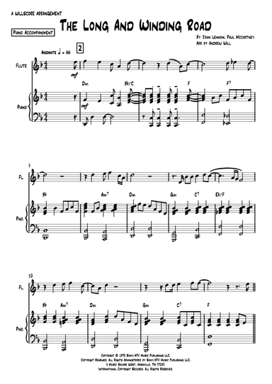 The Long And Winding Road (arr. Andrew Will)