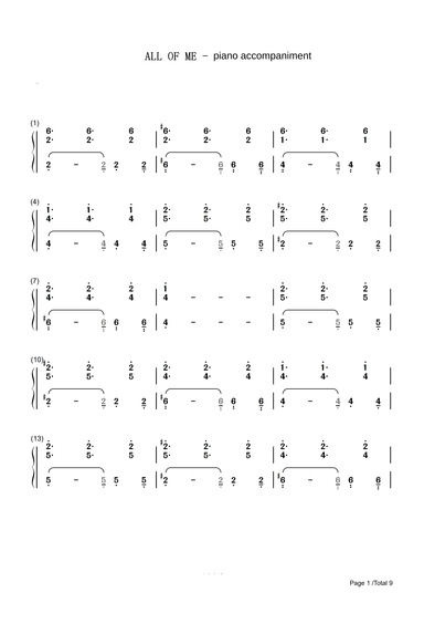 All Of Me (arr. John Legend)