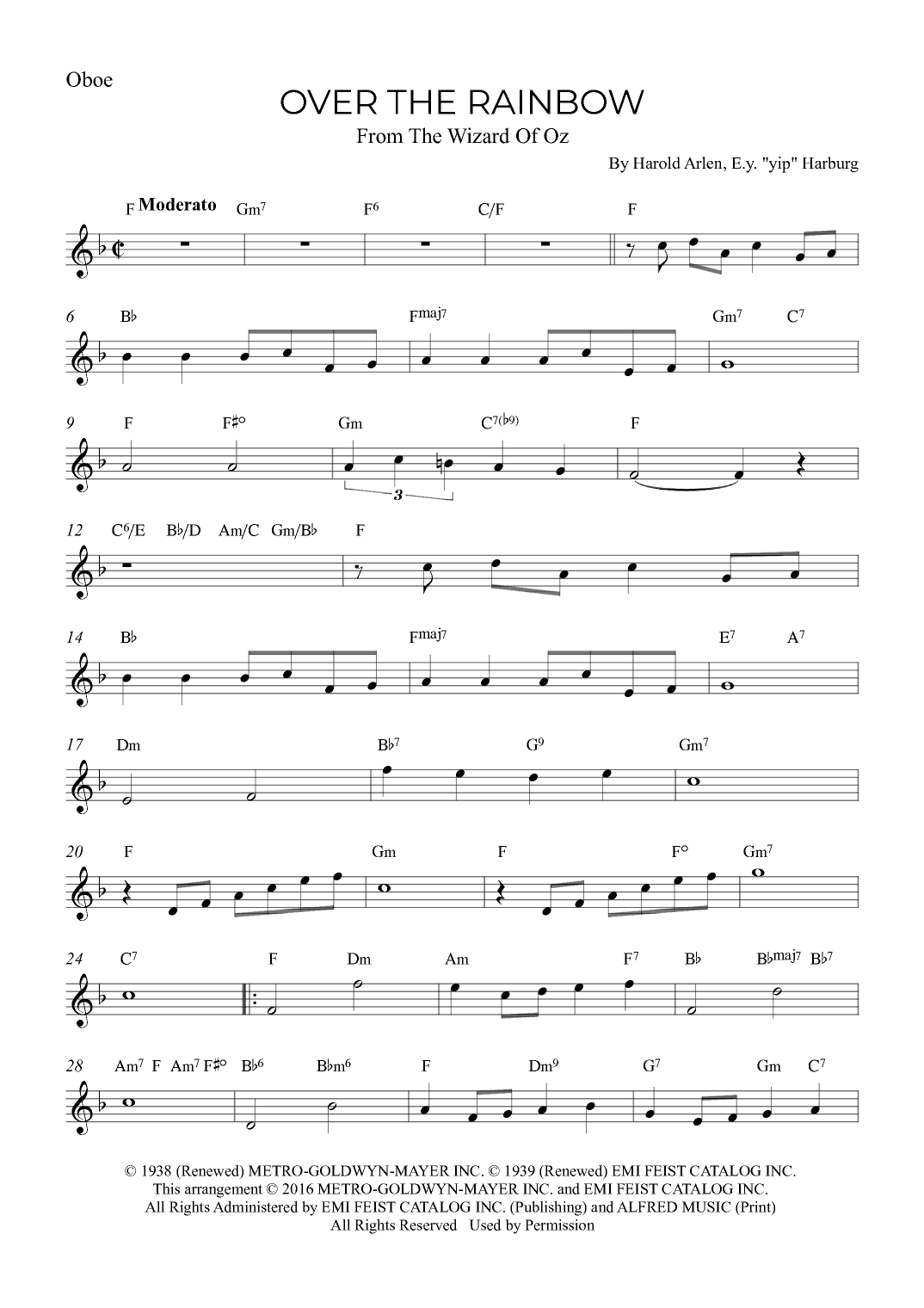 Over The Rainbow (arr. Alex Nunes Rodrigues)