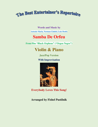 Sweet Happy Life (samba De Orpheo) (arr. Fishel Pustilnik)
