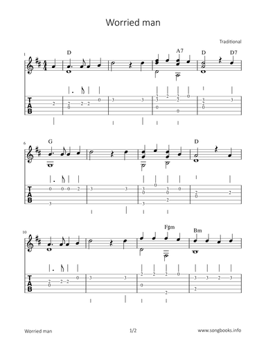 Worried Man (arr. Bettina Schipp)