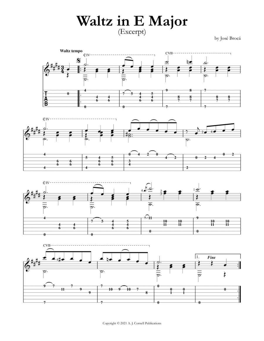 Waltz in E Major (Excerpt) (arr. Mark Phillips)