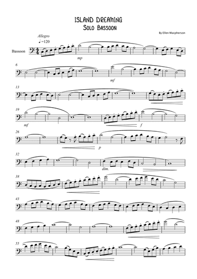 Solo Bassoon - Island Dreaming