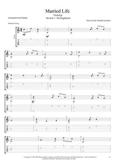 Married Life (arr. Pavlo Pakshyn)