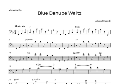 Blue Danube Waltz (arr. Alex Nunes Rodrigues)