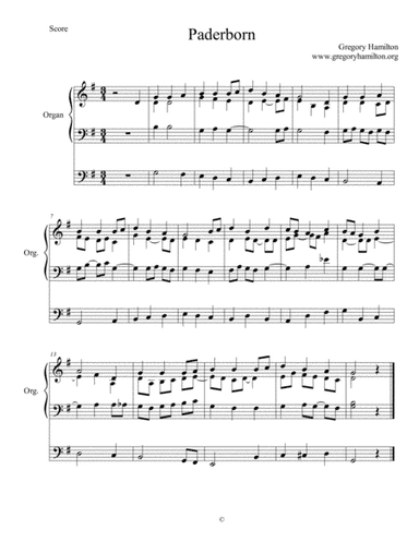 Paderborn - Alternate Harmonization - "O Mary Our Mother"