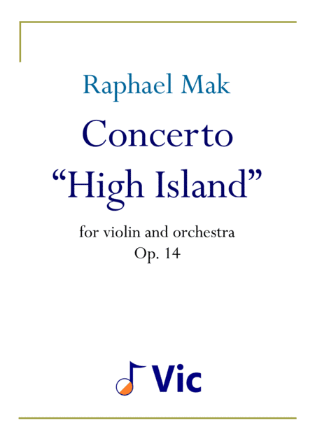 Violin Concerto "High Island", op. 14