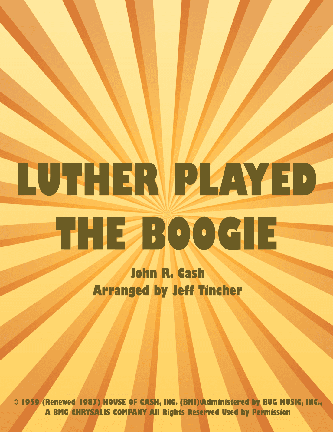 Luther Played The Boogie (arr. Jeff Tincher)