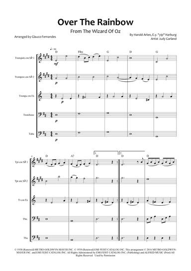 Over The Rainbow (arr. Glauco Fernandes)