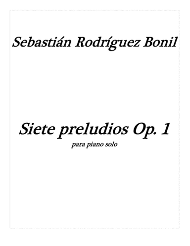 Preludes Op. 1