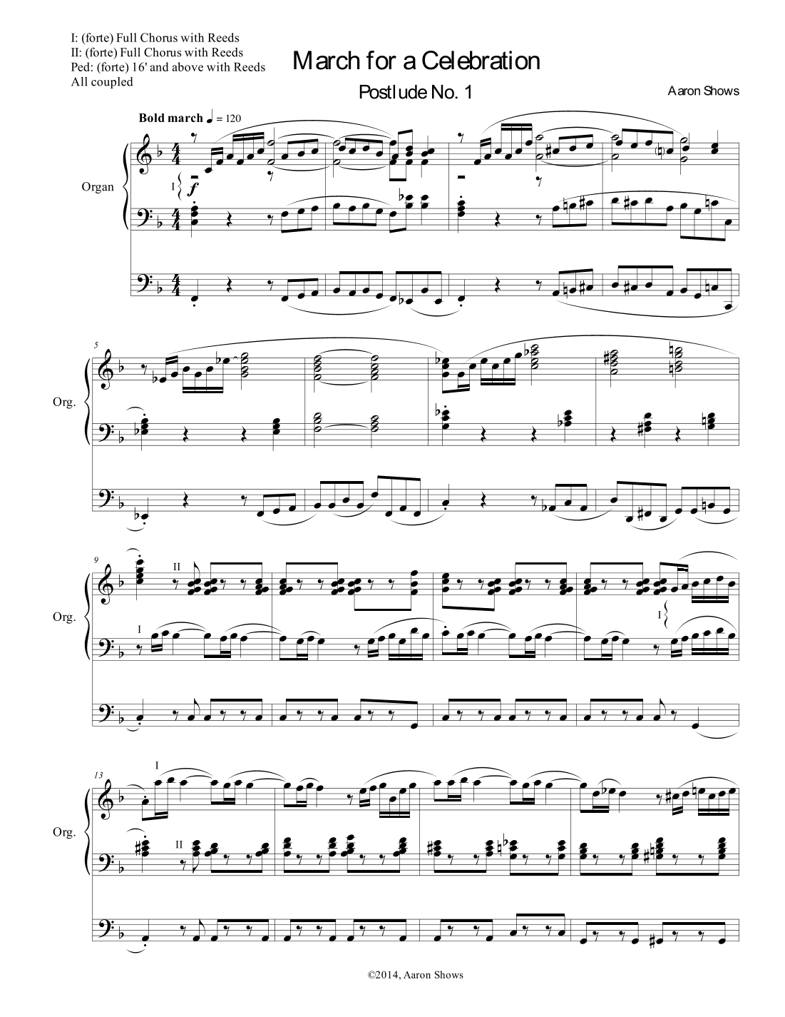 Stick Around and Listen! (Postludes, Vol I)
