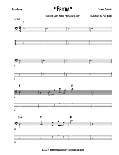 Fritha (arr. Accubass)