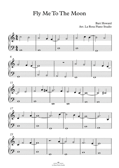 Fly Me To The Moon (in Other Words) (arr. La Rosa Piano Studio)