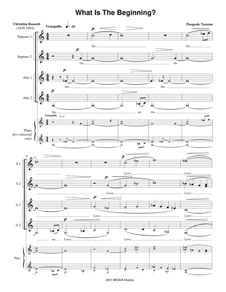 What is the beginning