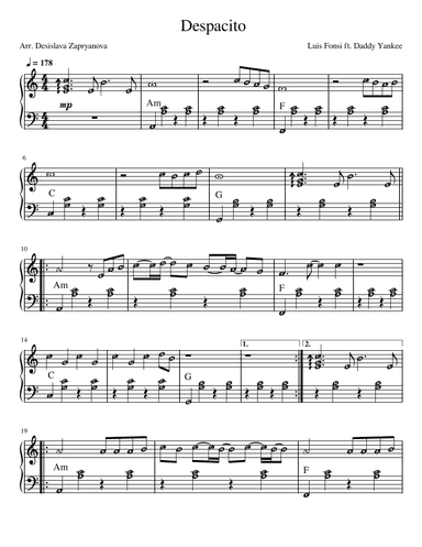 Despacito (arr. Desislava Zapryanova)