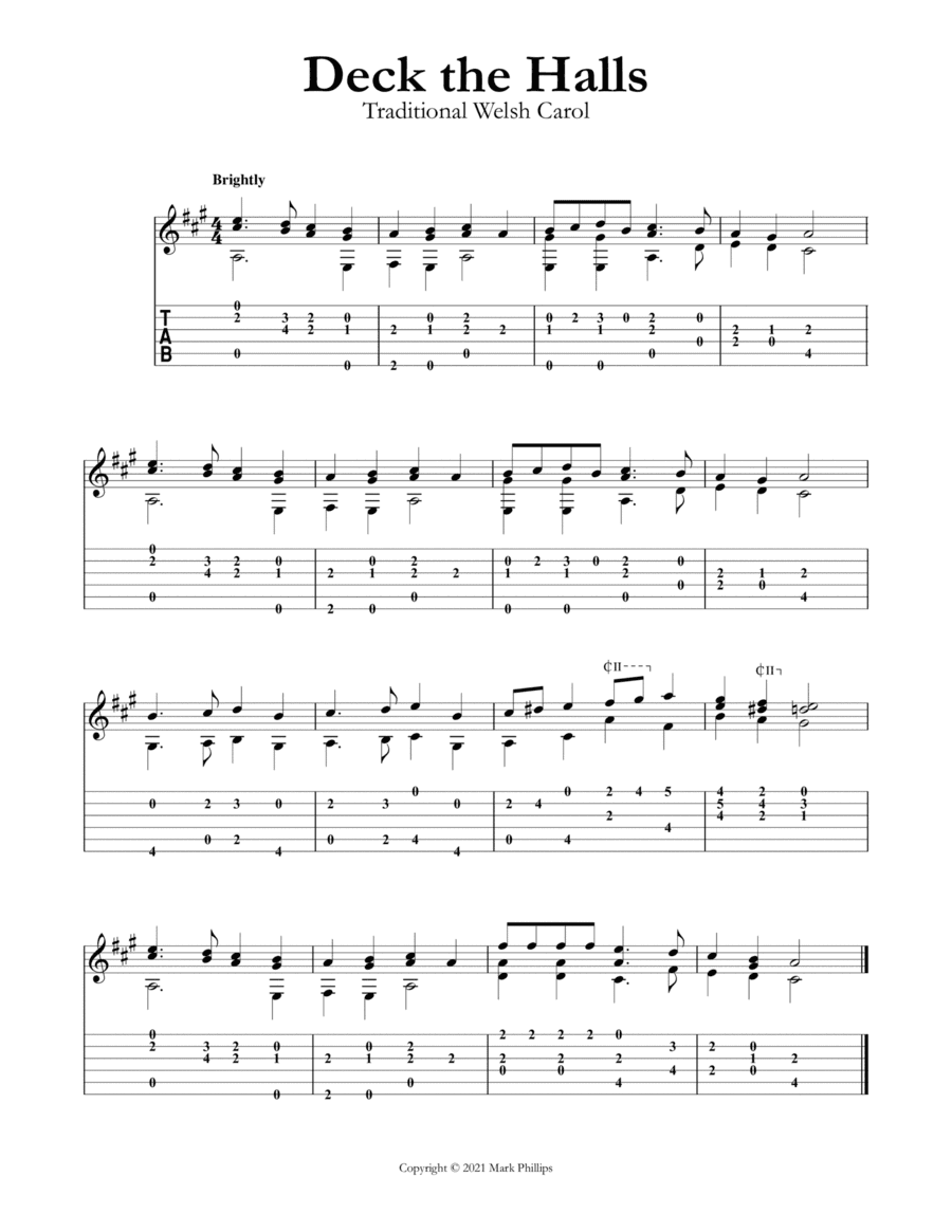 Deck the Halls (arr. Mark Phillips)