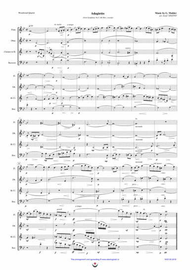 Adagietto (arr. Josef STASTNY)