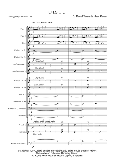 D.i.s.c.o. (arr. Andreas Lux)