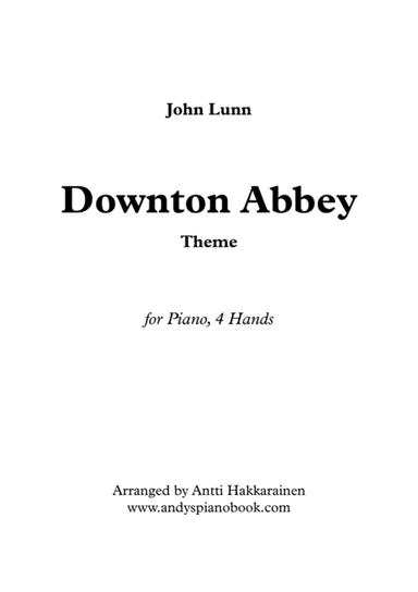 Downton Abbey (theme) (arr. Antti Hakkarainen)