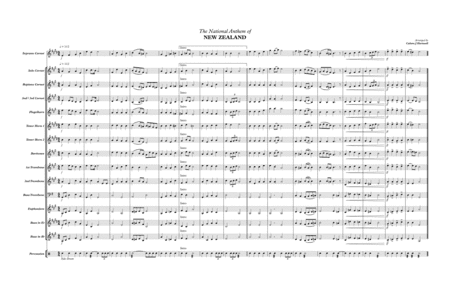 The National Anthem of New Zealand (arr. Calum J Hartwell)