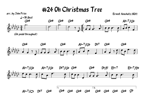 Oh Christmas Tree (arr. John Fries)