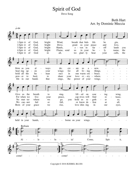 Spirit Of God (arr. Dominic Meccia)