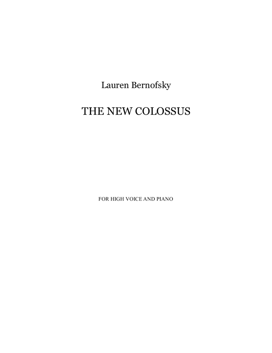 The New Colossus