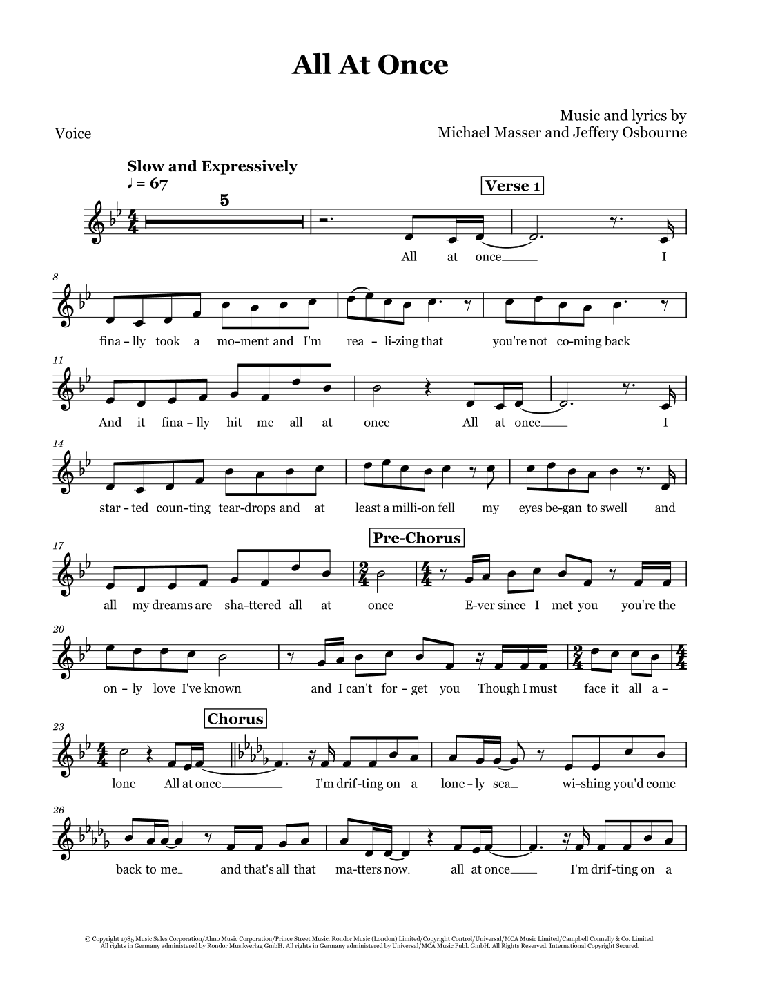 All At Once (arr. David Lartey)