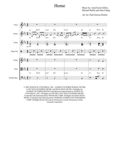 Home (arr. Paul Greene-Dennis)