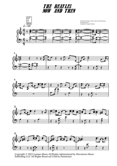 Now And Then (arr. BY EZEQUIEL EDIÇÕES)