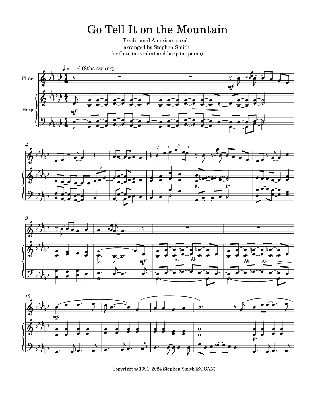 Go Tell It on the Mountain (arr. Stephen Smith)